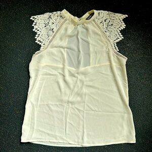 Express Women Sleveless Blouse with Lace